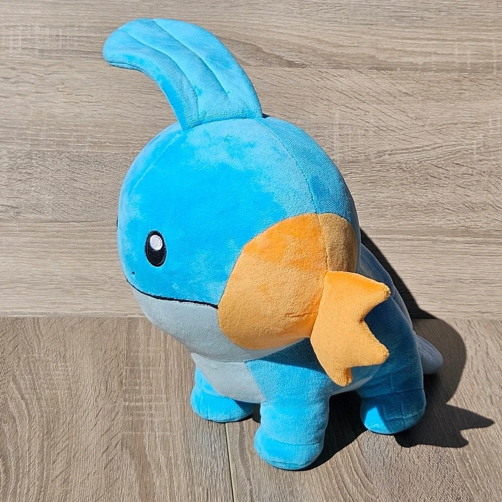 Build-A-Bear Pokemon Mudkip Plush 13 Inch Blue Orange Stuffed Animal Hoenn Water